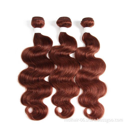 Wholesale Pre Colored Human Hair Bundles 27 30 613# Wholesale 10A Quality Cuticle Aligned Virgin Brazilian Human Hair Extension